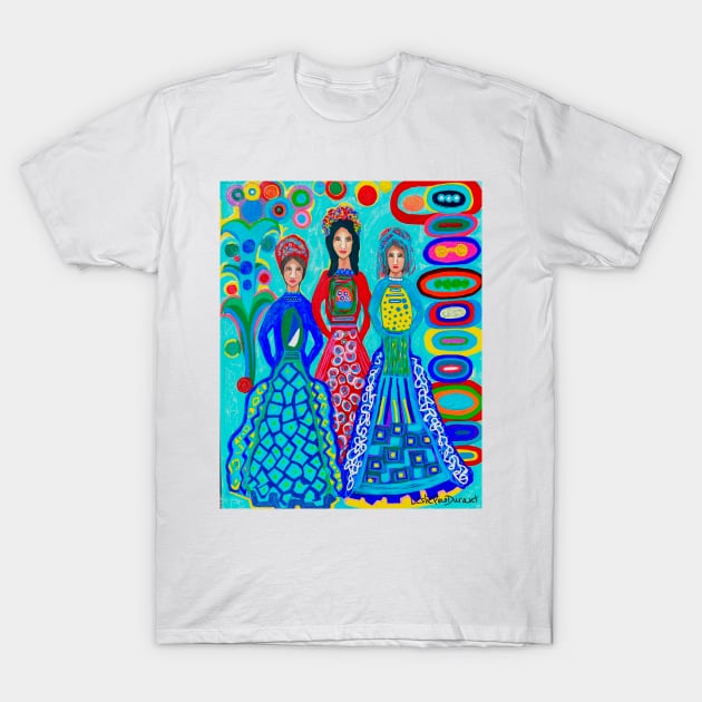 Fancy Ladies T-Shirt by Leslie Pino Durant